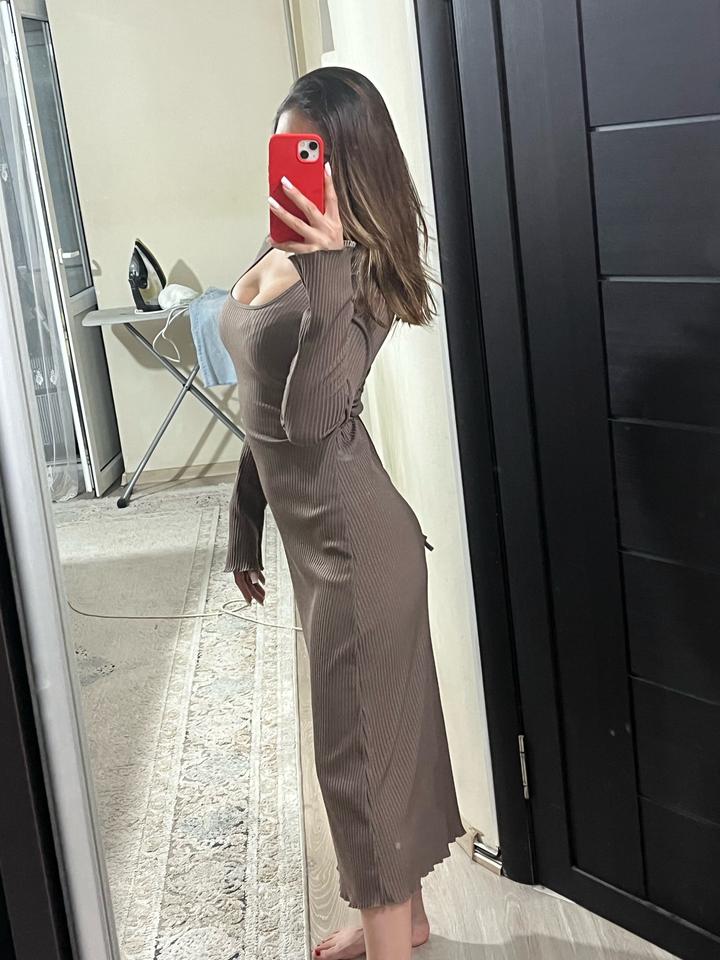 Платье длинное