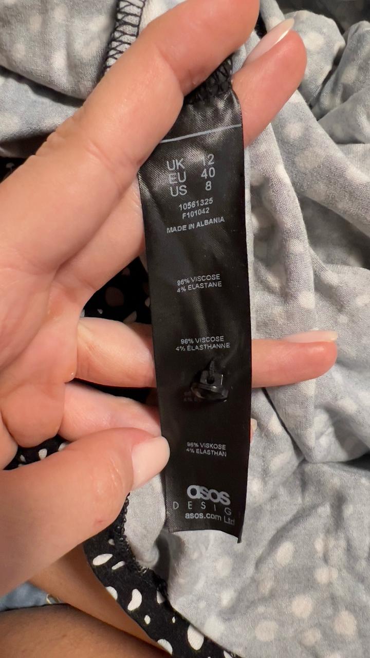Платье ASOS в трендовый горох