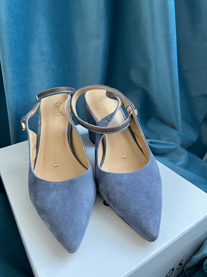 Туфли замшевые