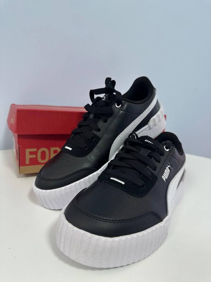 Кеды puma черные с белым