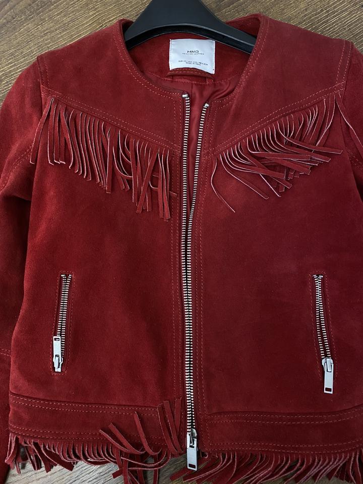 замшевая куртка манго