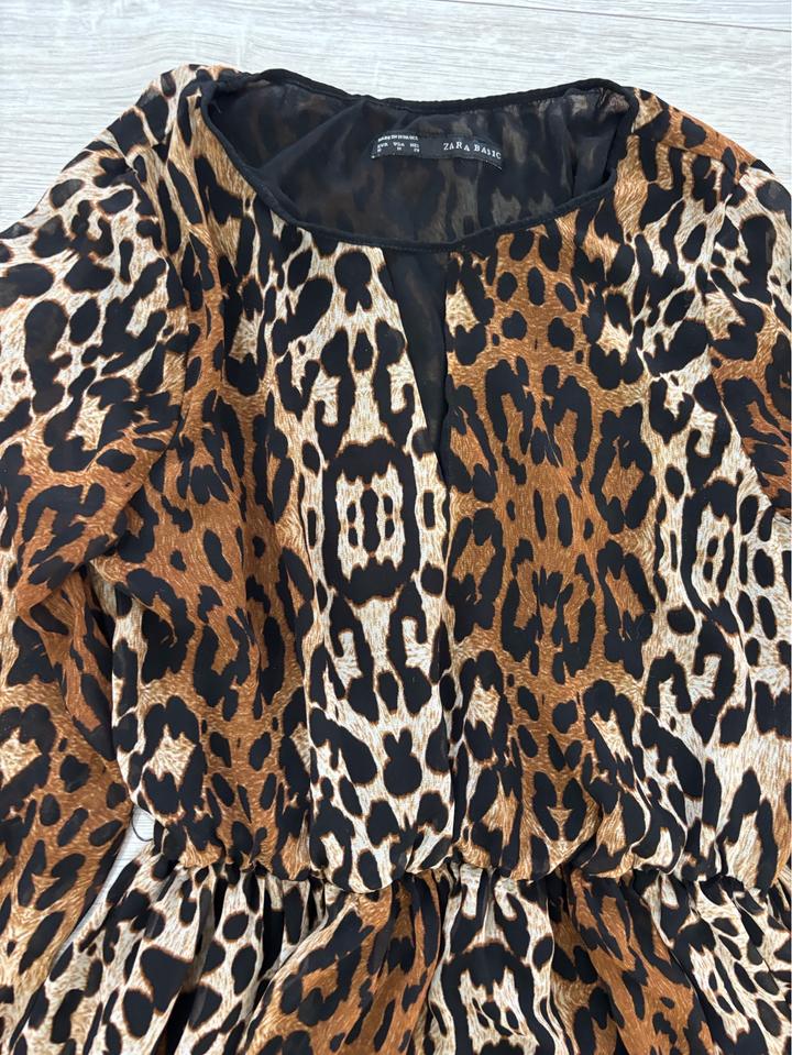 Платье шифон zara