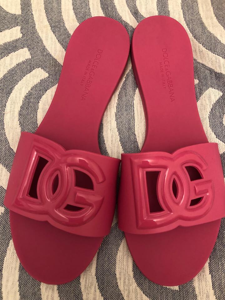 Сланцы розовые Dolce&Gabbana