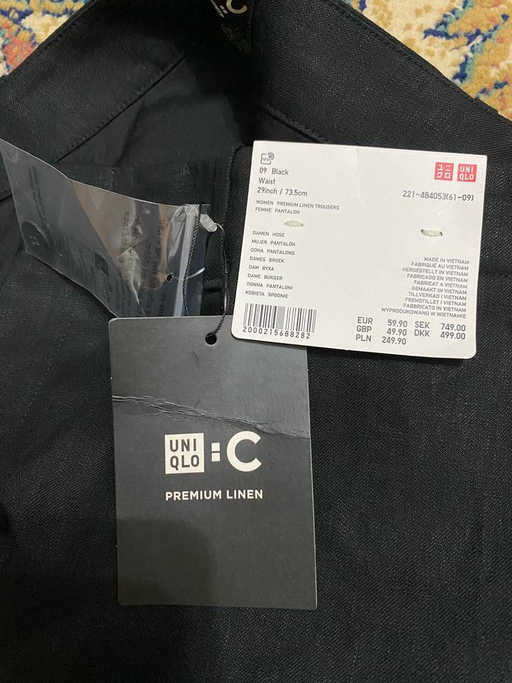 Льняные брюки Uniqlo