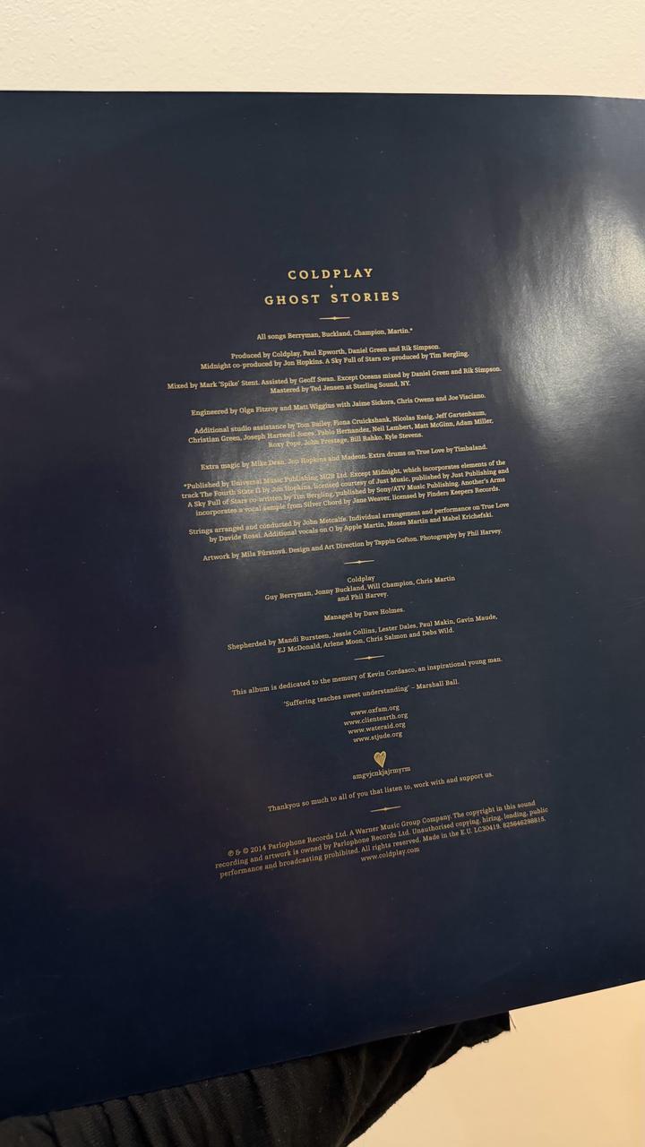 Виниловая пластинка Coldplay