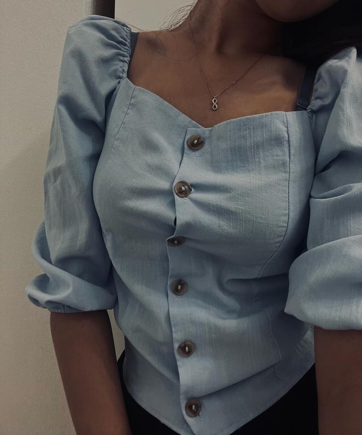 Голубая кофта 🦋