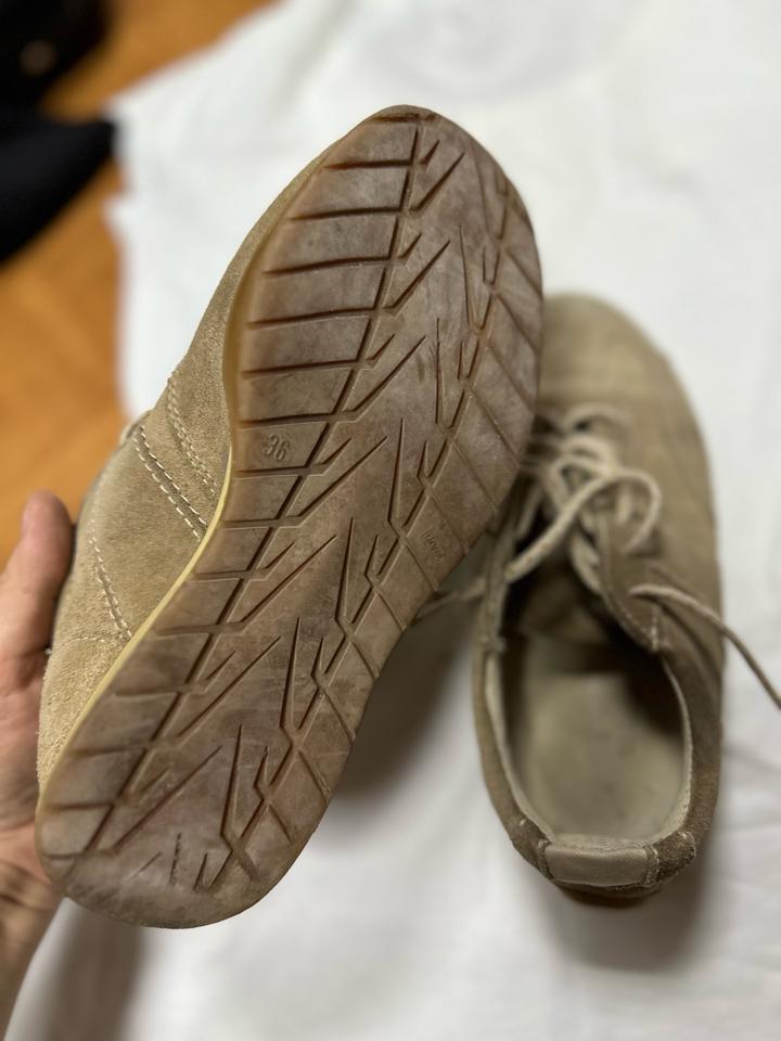 Замшевые кеды Massimo Dutti