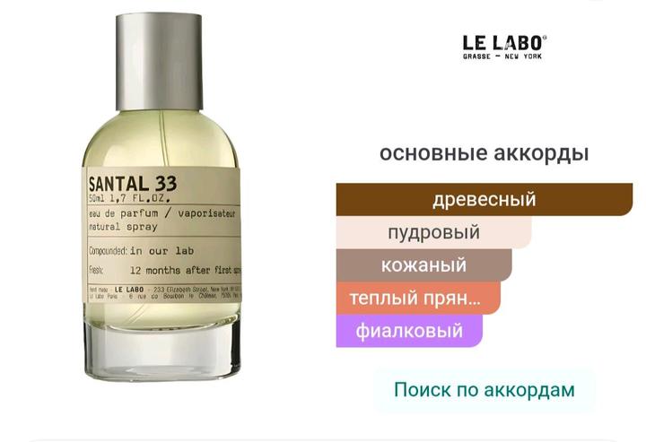 Santal 33 Le Labo распив 5мл