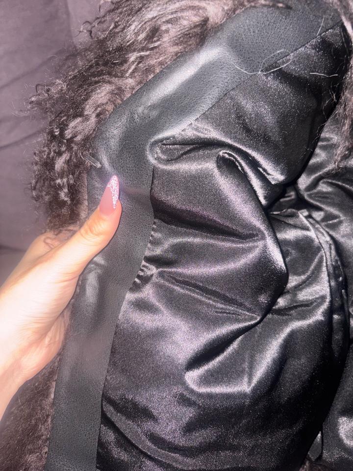 Шуба из натуральной ламы