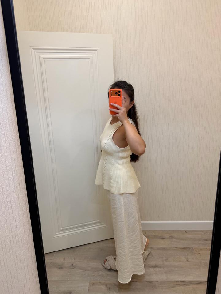Новая юбка из льна Zara