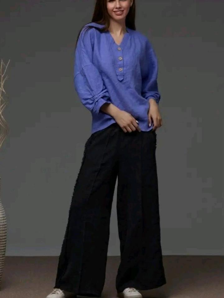 Блуза льняная