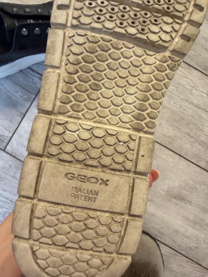 Кожаные мокасины geox