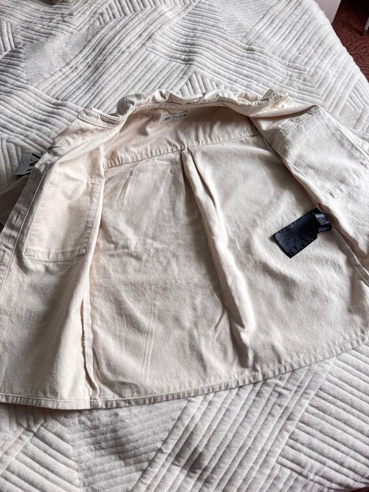 Джинсовая рубашка zara