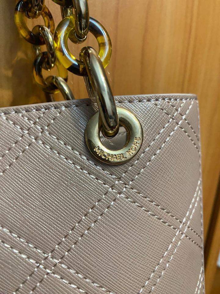 Сумка бежевая пудровая Michael Kors