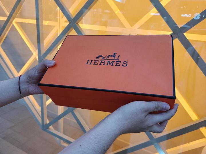 Hermès (бело-синие кроссовки) 41 размер мужской | Алматы