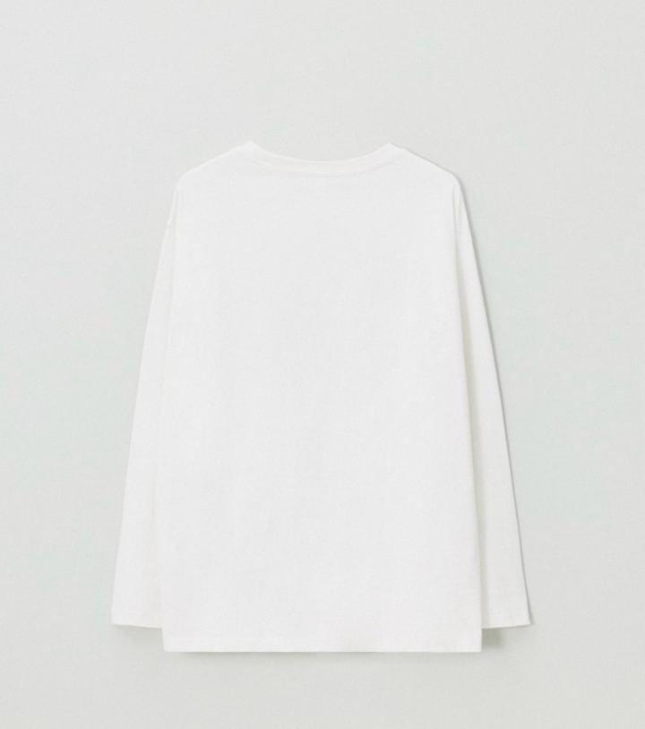 Белый Лонгслив