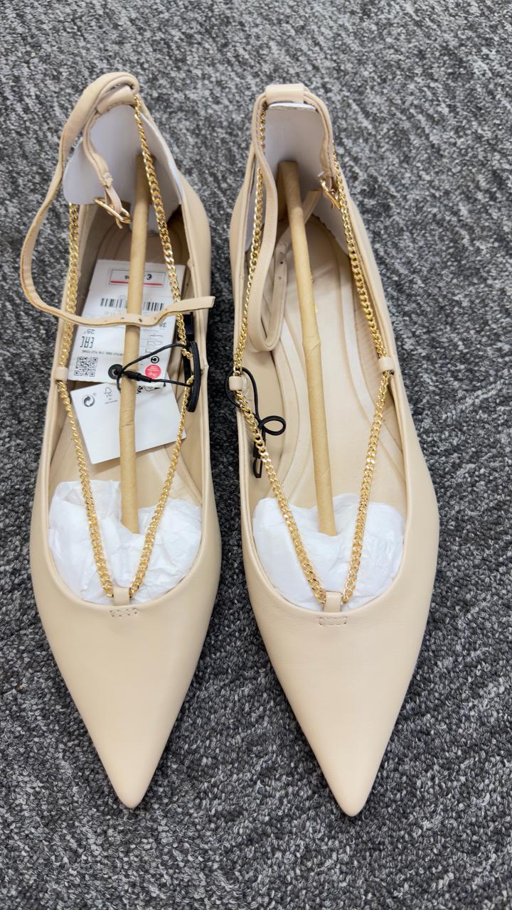 Кожанные лодочки Zara
