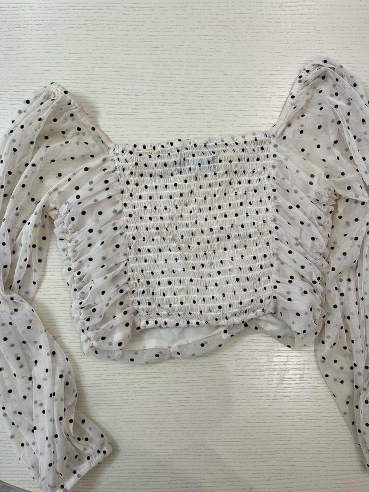 polka dot top
