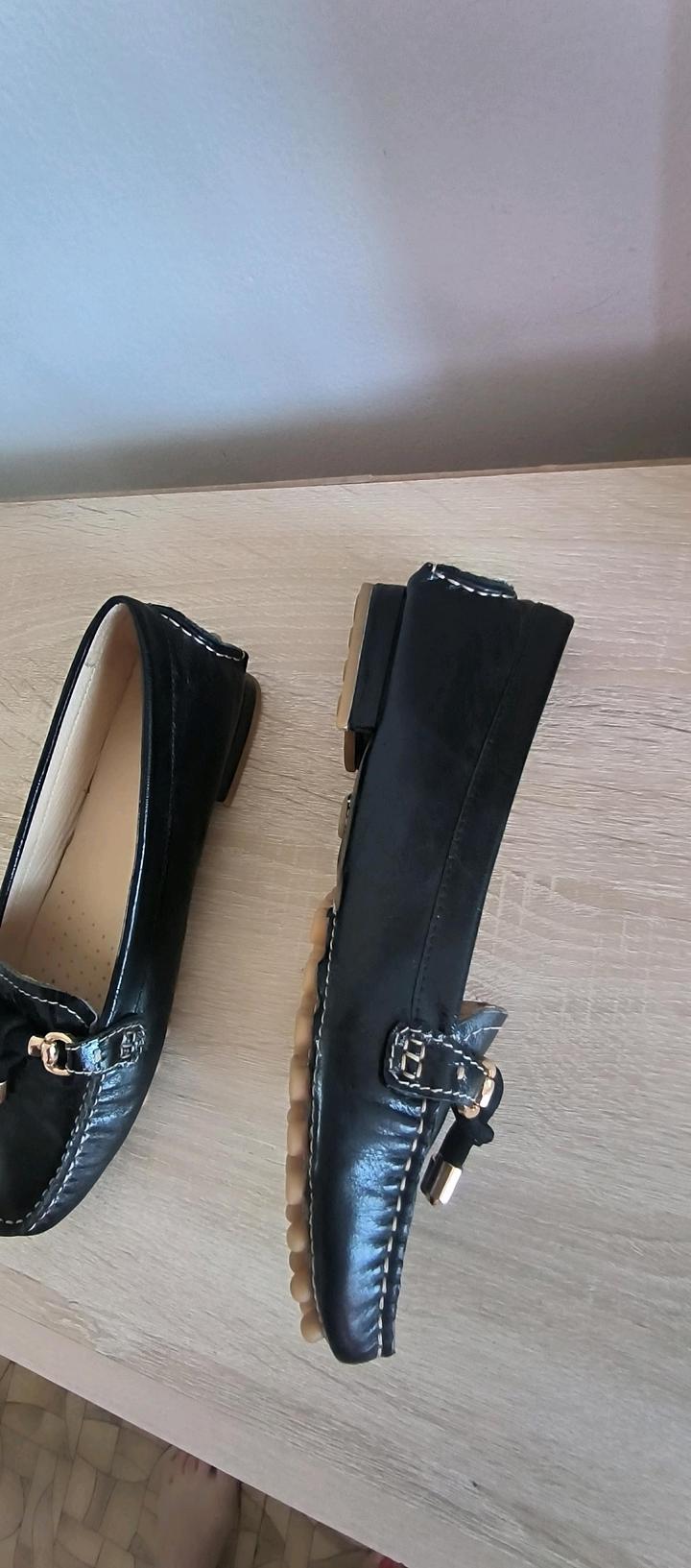 Мокасины кожаные