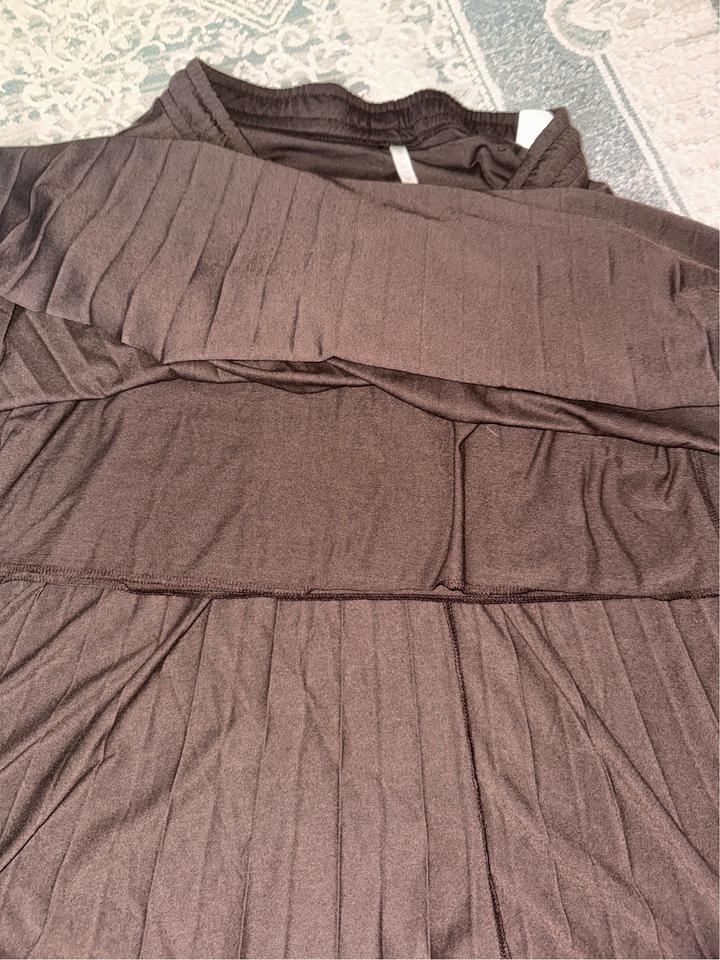 коричневая юбка blubelle