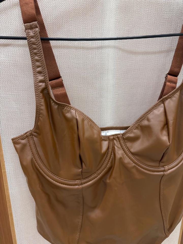 корсет боди эко кожа