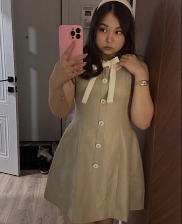 оливковое платье от cozy.tse