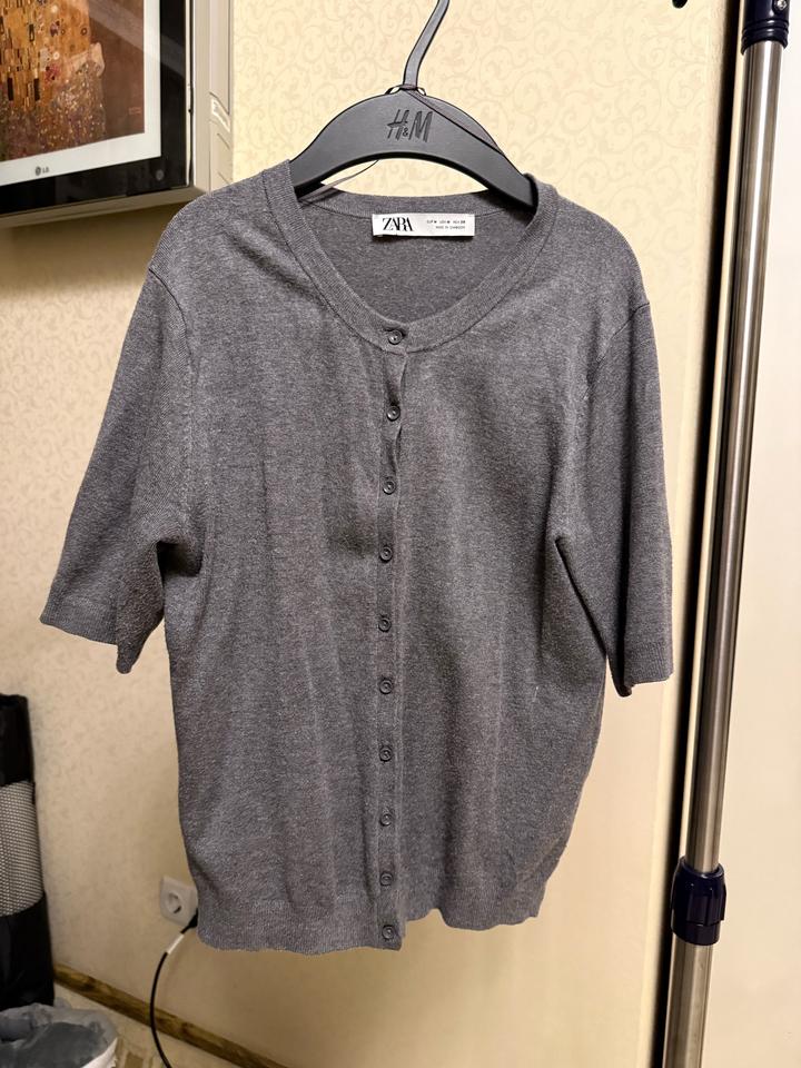 Серый кардиган Zara