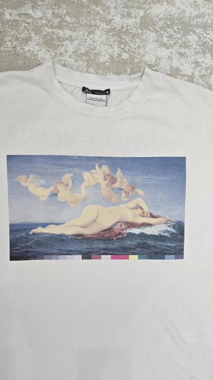 Zara Birth of Venus by Alexandre Cabanel t shirt