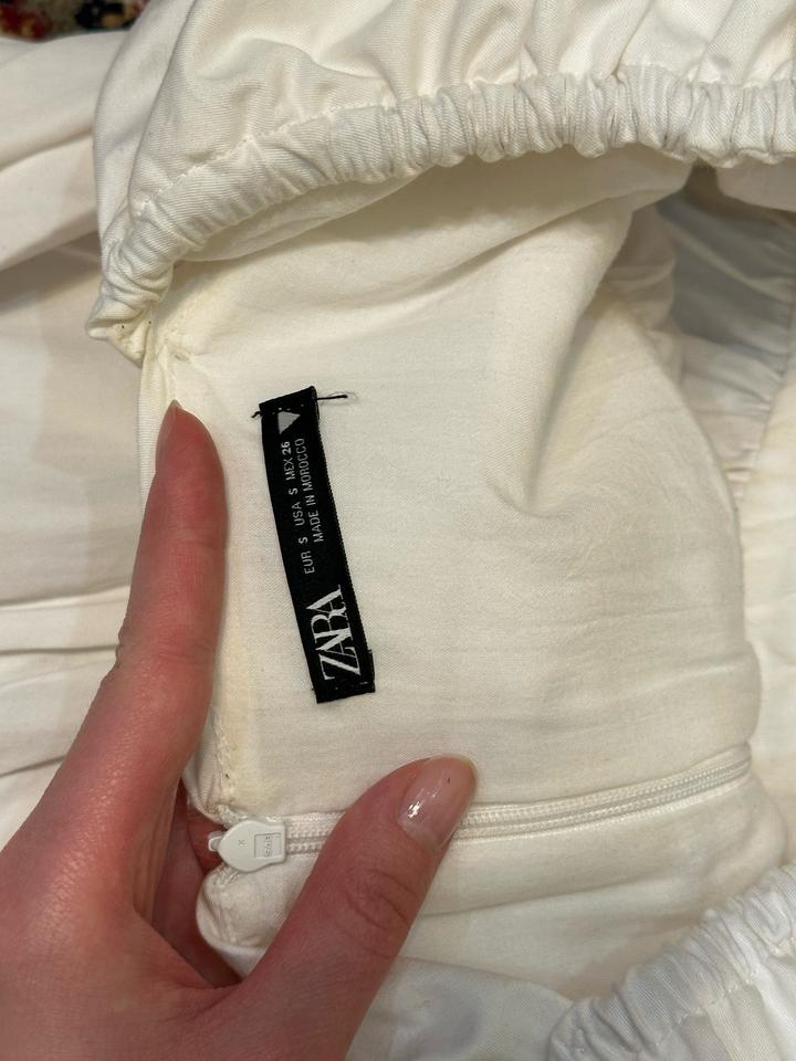 Белое платье Зара