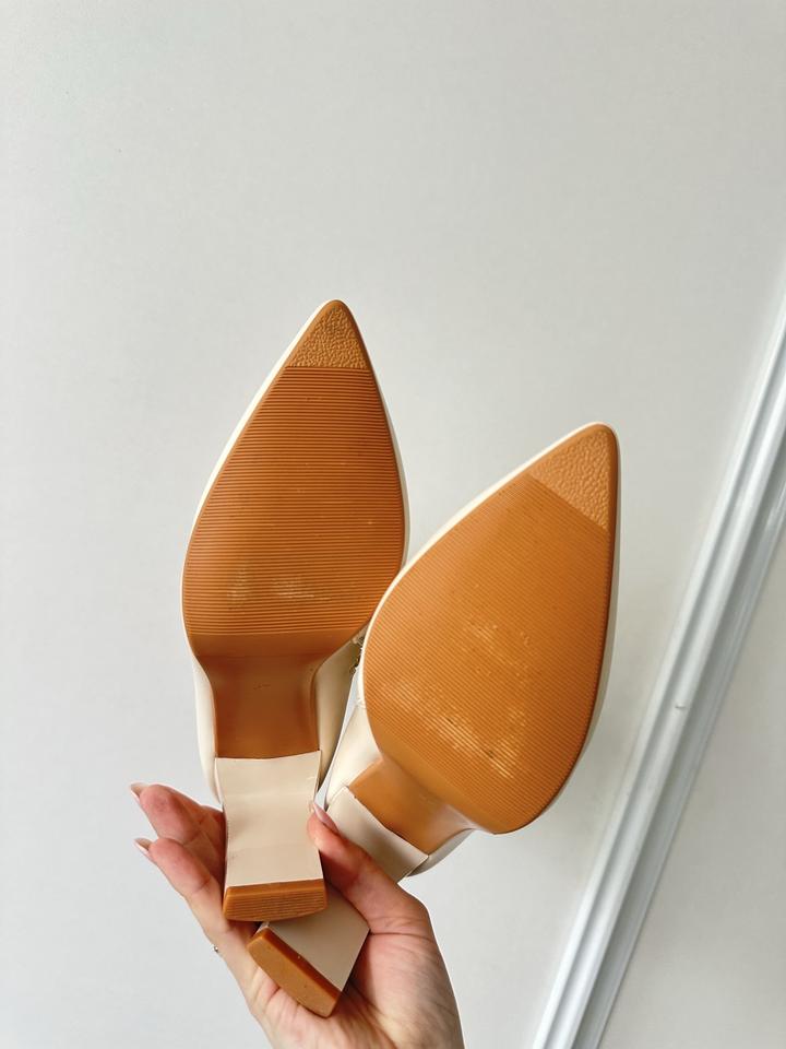 Ботильоны бежевые