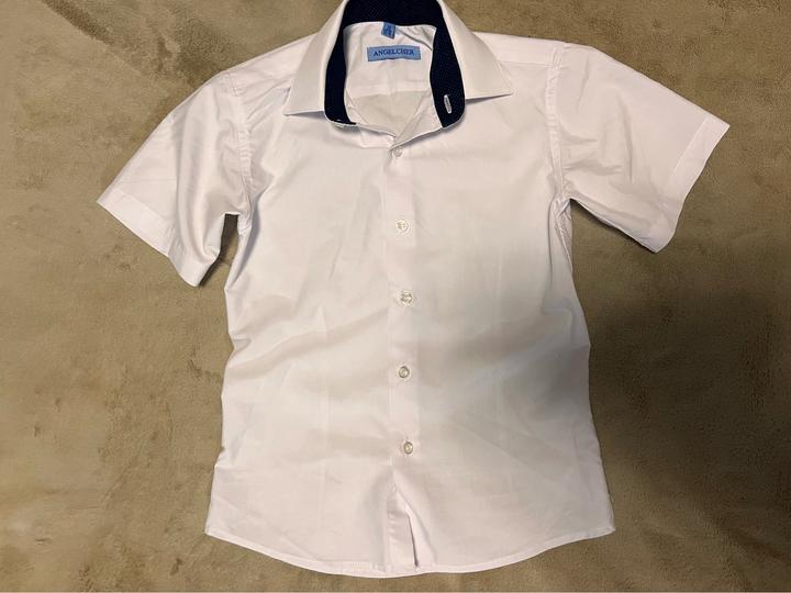 Школьная рубашка с коротким рукавом Angelcher