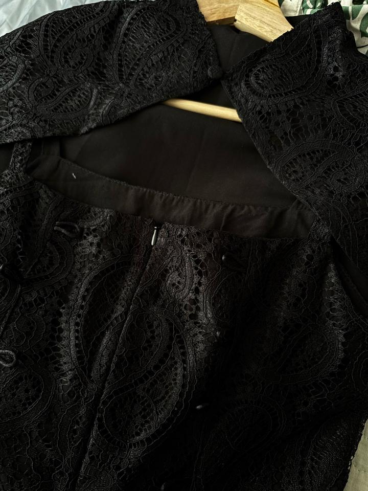 Вечерние черное платье в пол