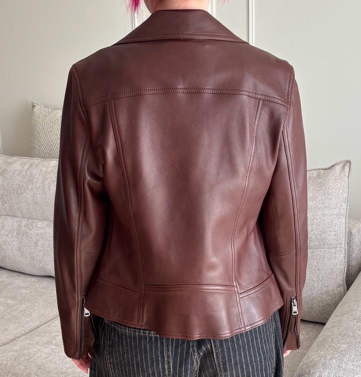 кожанная куртка Massimo dutti