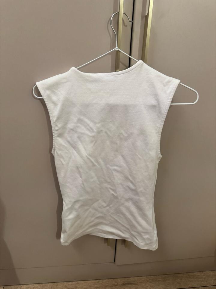 Базовый белый топ Zara