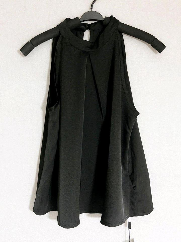 Новый топ атласный сатиновый блуза р 44 - 46 вечерний офисный нарядный