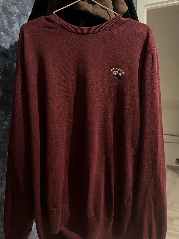 Бордовый свитер от Paul&Shark