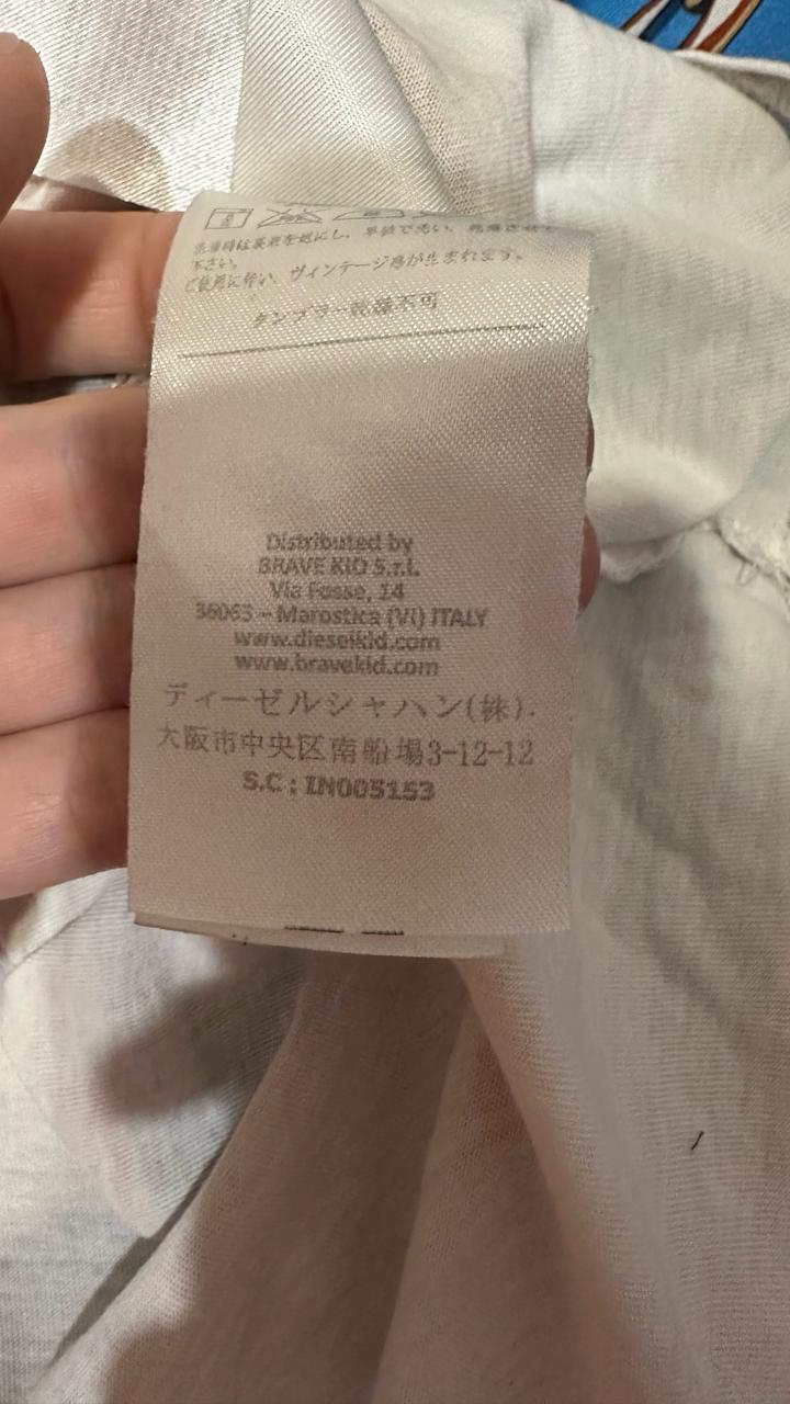 Винтажная футболка John Galliano с эффектным дизайнерским принтом