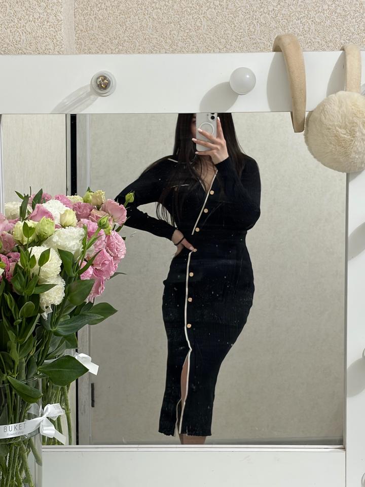 Lichi личи черное платье