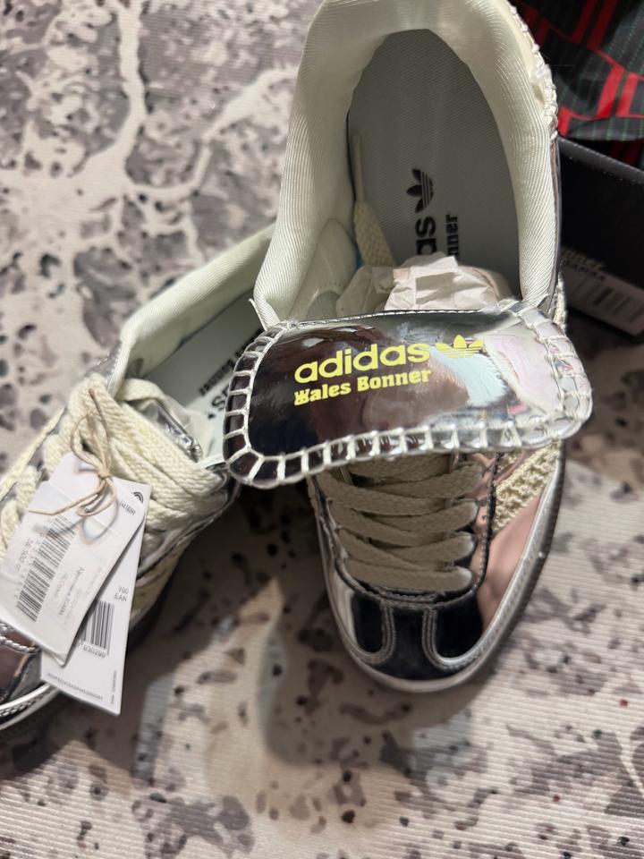 Кроссовки Adidas Samba x Wales Bonner Silver