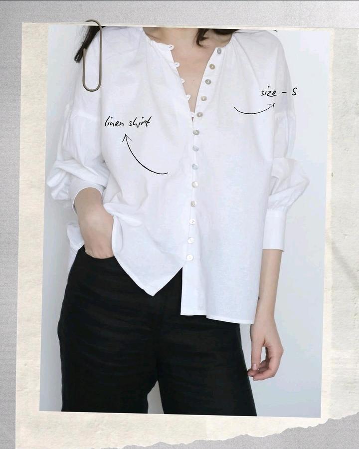 Льняная рубашка