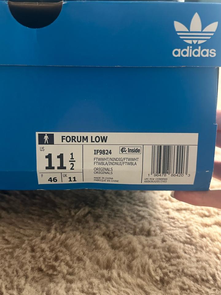 Adidas forum белые