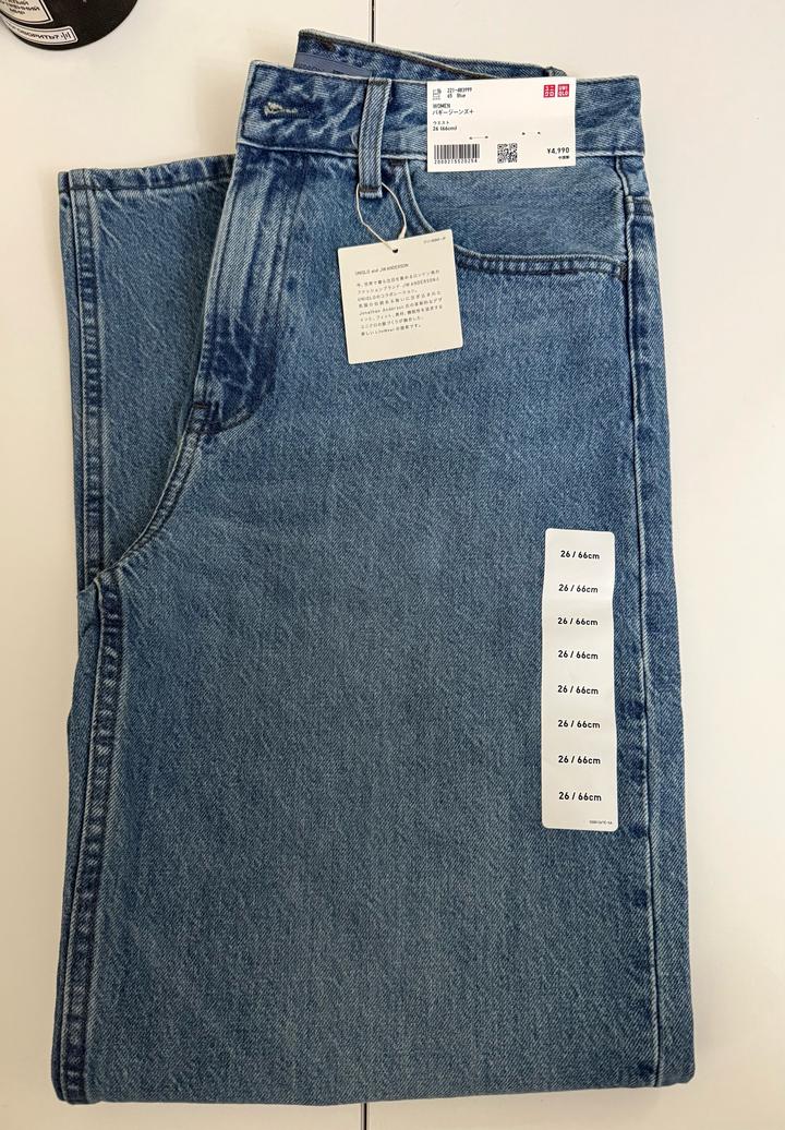джинсы baggy uniqlo