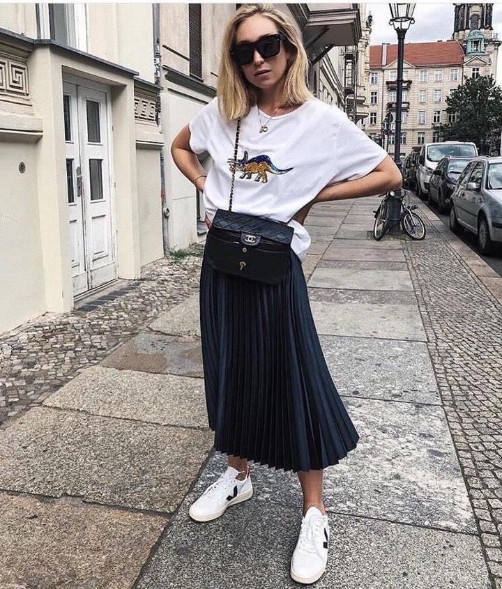 Юбка плисированная