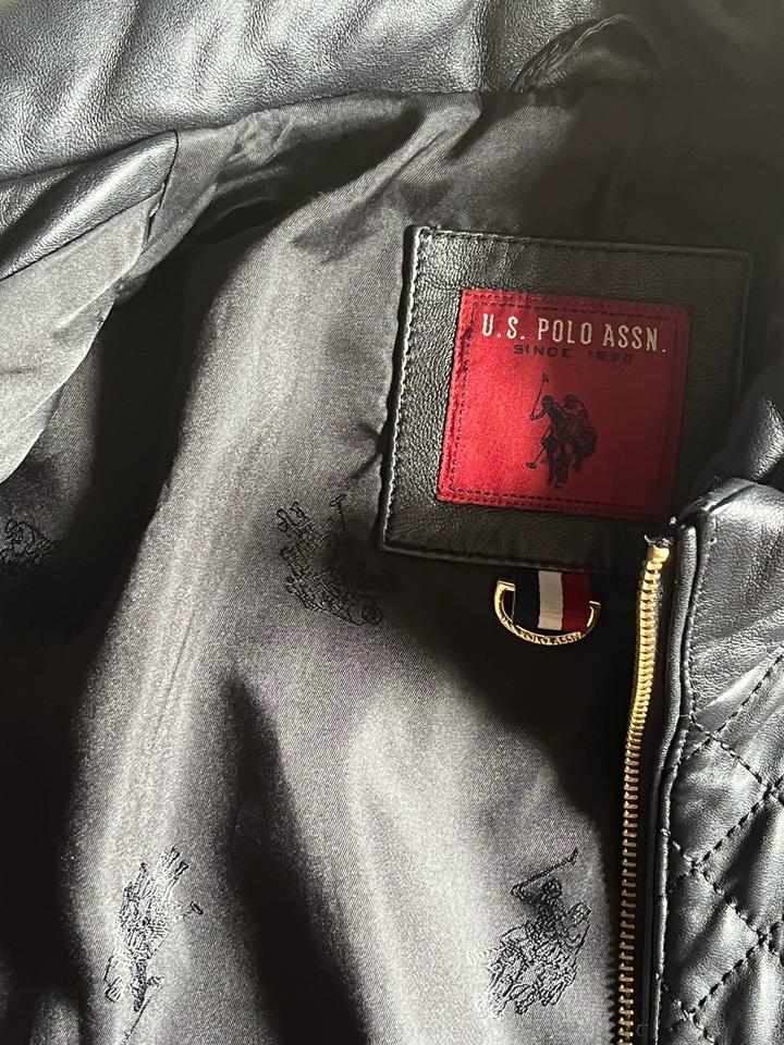 Кожанная куртка, u.s. polo assn.