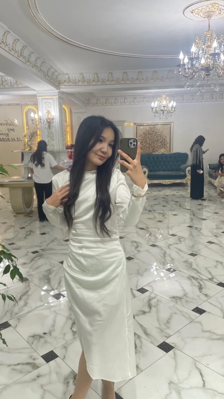 белое платье
