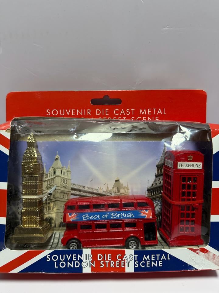 Сувенирный набор Лондон, металл (Big Ben, автобус, телефонная будка)