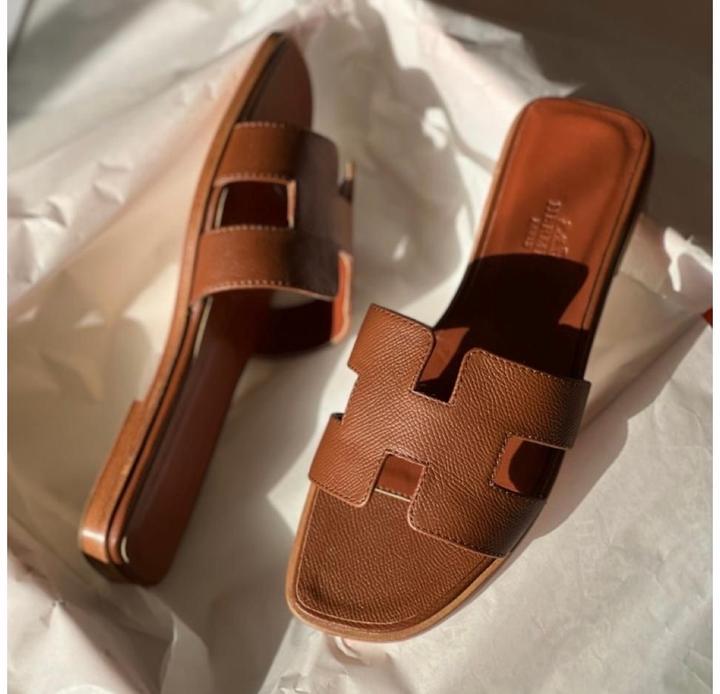 Hermès шлепанцы