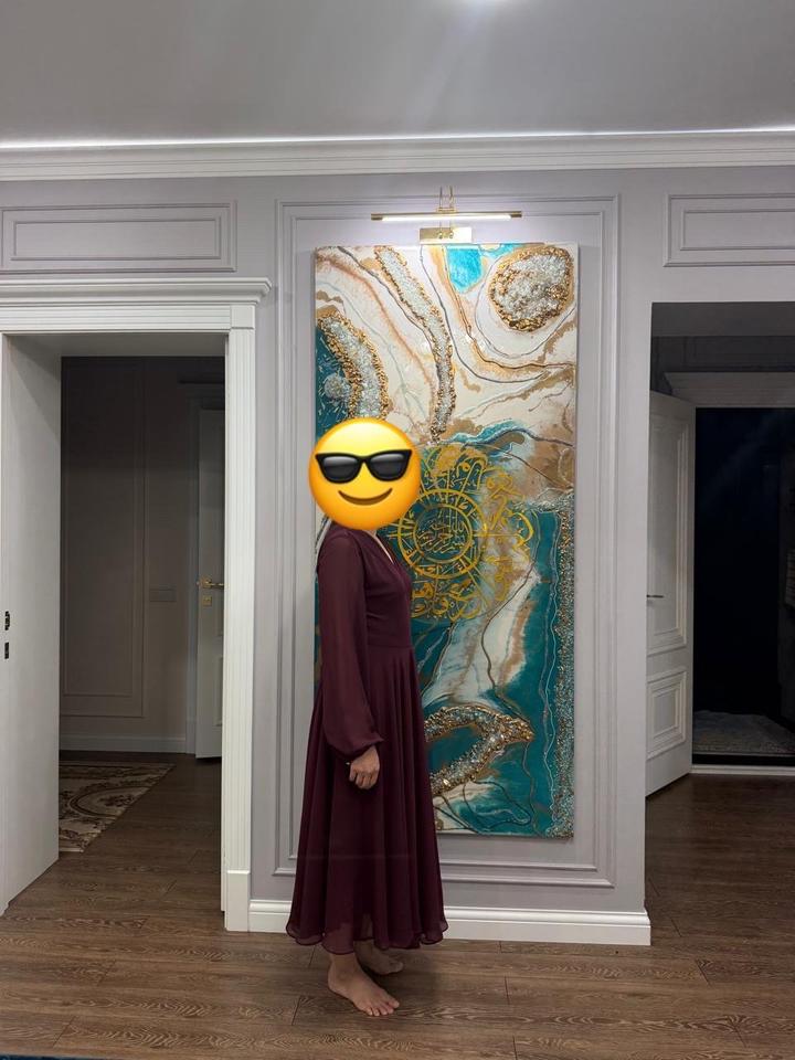 Бордовое платье