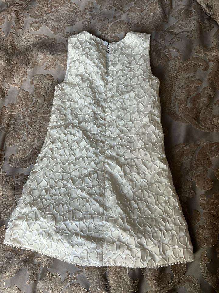 Белое нарядное платье ростовка 116