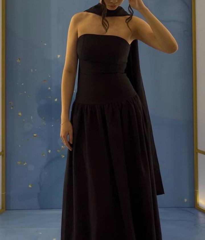 Вечернее платье черное